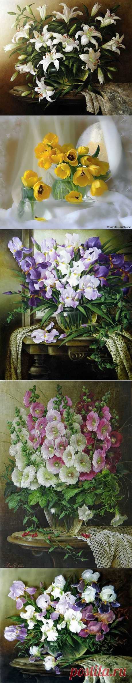ЕЛЕНА ДОБЕЛЬ. НАТЮРМОРТЫ.