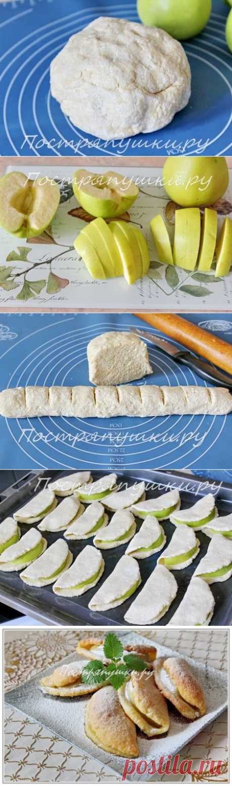 ВКУСНОЕ ПЕЧЕНЬЕ ИЗ ТВОРОГА С ЯБЛОКАМИ