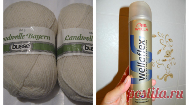 Она взяла два мотка шерстяных ноток и лак для волос и сотворила чудесную вещь. всегда мечтала о ней! – В РИТМІ ЖИТТЯ