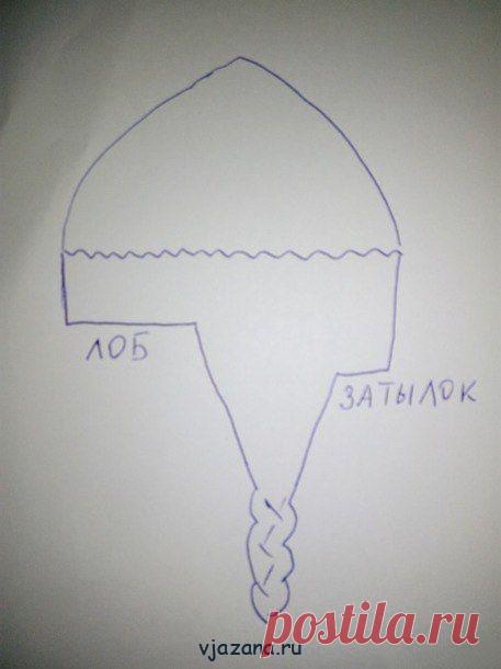связать шапочку с ушками спицами для девочки 5-6 лет | Вязана.ru