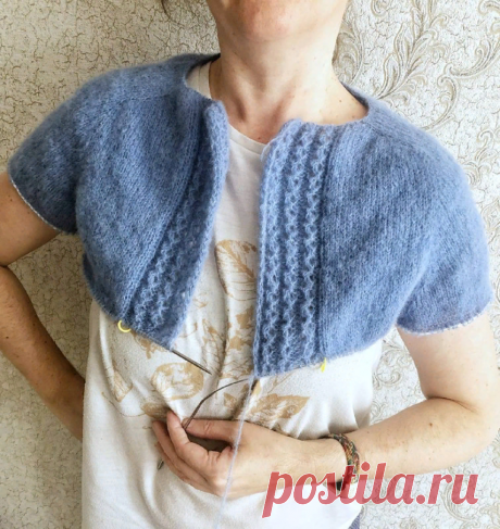 Сложность и простота реглан-погона Мои впечатления после провязывания | Вязание в радость | Дзен