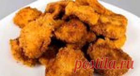 Сочные и хрустящие куриные наггетсы с сыром