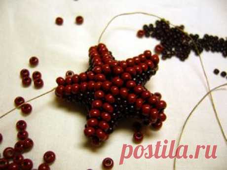 МОРСКАЯ ЗВЕЗДА ИЗ БИСЕРА, УКРАШЕНИЯ ИЗ БИСЕРА СХЕМА БЕСПЛАТНО | Домоводство для всей семьи