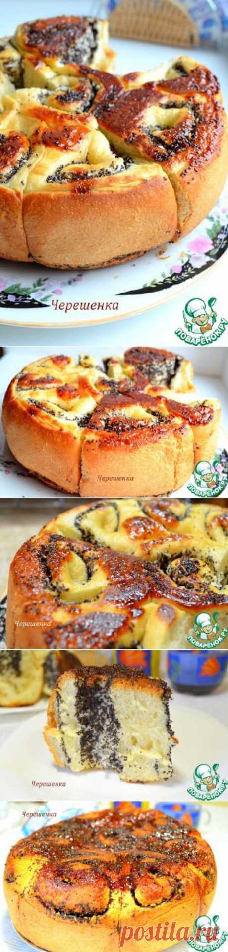 Пирог с маком и кокосовой стружкой - кулинарный рецепт