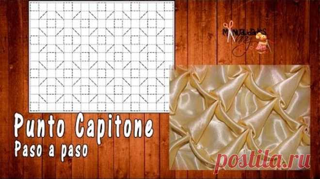 CLASE XIII - PUNTO CAPITONE | Manualidades Anny