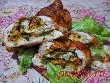 Куриный рулет к Новогоднему столу - Простые рецепты Овкусе.ру