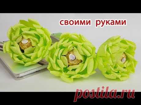 Букеты из конфет своими руками. Мастер классы для начинающих - Buket7.ru