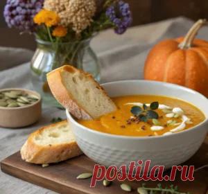 Тыквенный суп: простой и вкусный