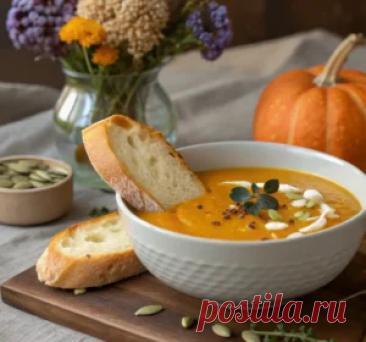 Тыквенный суп: простой и вкусный