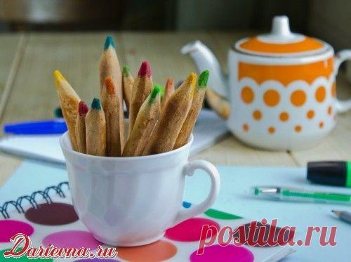 Печенье-карандаши