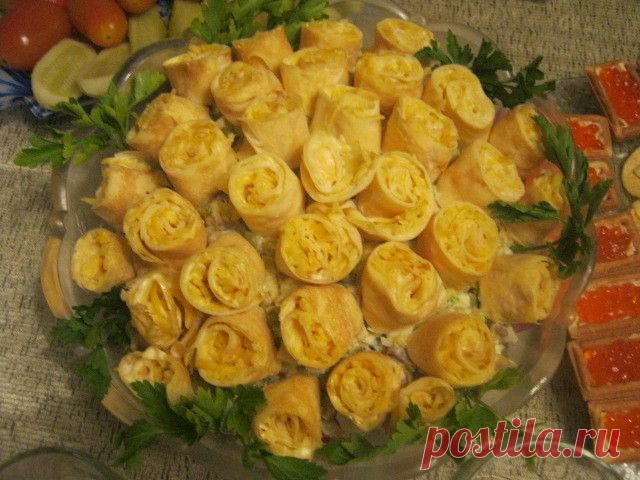 ЖЕЛТЫЕ РОЗЫ !!!  **С блинчиками.