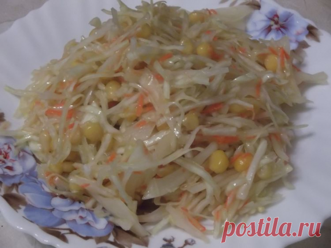 Салат из капусты на скорую руку 