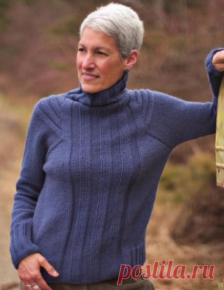 Джемпер Syncopated Ribs узором резинка