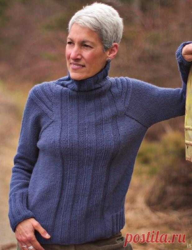 Джемпер Syncopated Ribs узором резинка