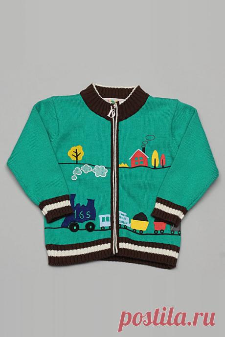 Купить Джемпер Kidly K1145 ЗЕЛЕНЫЙ со скидкой в интернет-магазине kupivip.ru - распродажа