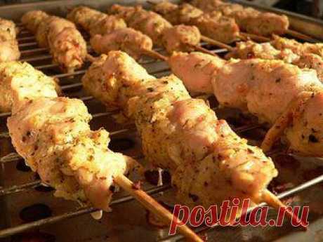 Шашлыки из куриной грудки