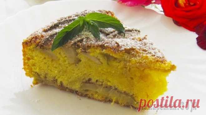 Шарлотка - тает во рту! Самый вкусный рецепт шарлотки с яблоками!