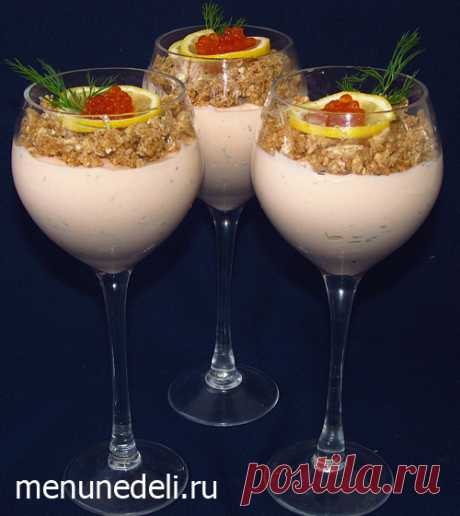 Праздничное суфле из красной рыбы / Меню недели