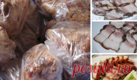 Традиционное украинское Сало в Пакетах - Ну Очень ВКУСНО! Классный способ сделать любимое сало еще вкуснее!
