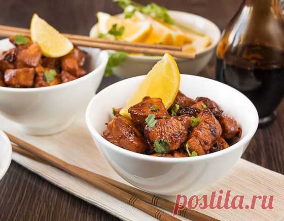 КУРИЦА В ИМБИРНОМ СОУСЕ