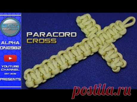 How to make a Paracord Cross Cobra weave Tutorial Simple Fast Easy Project