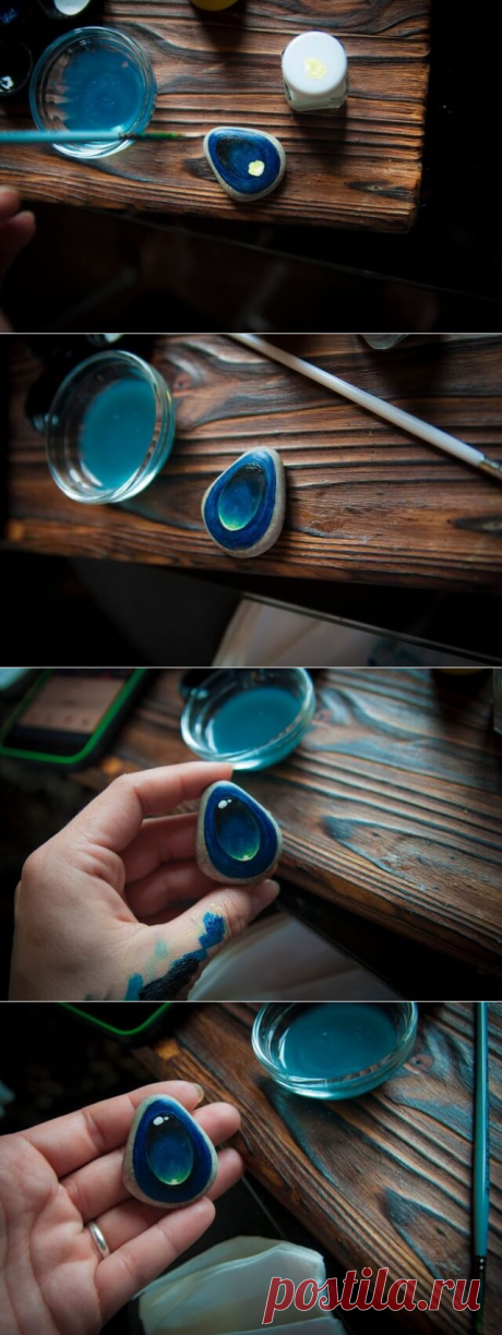 Почти драгоценные камни из обычной гальки. Сможет и ребенок | Тысяча и одна идея