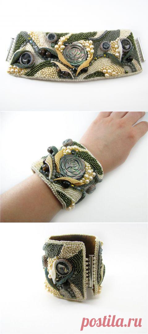 Браслет "Осень на сопках" | biser.info - всё о бисере и бисерном творчестве