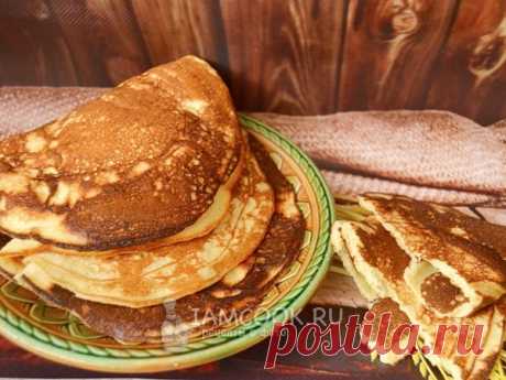Гороховые блины на кислом молоке и дрожжах