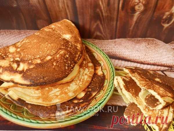 Гороховые блины на кислом молоке и дрожжах