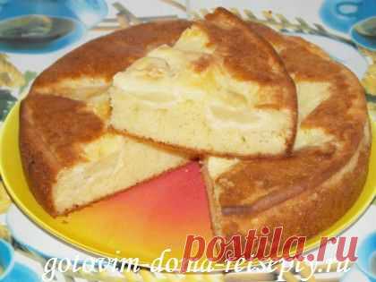 Яблочный пирог на сметане - даже вкуснее шарлотки, а готовить легче!
