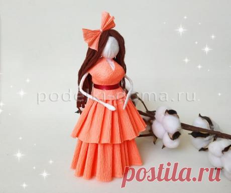 Куколки из гофробумаги - Коробочка идей и мастер-классов