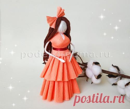 Куколки из гофробумаги - Коробочка идей и мастер-классов
