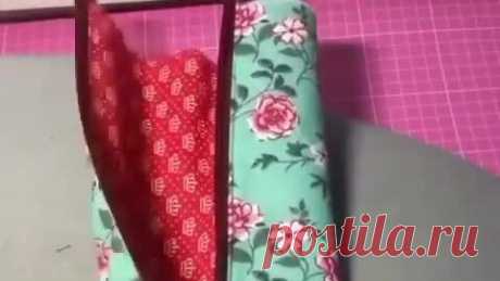 ВДОХНОВЕНИЕ РУКОДЕЛЬНИЦЫ | Шьeм кocмeтичку из ocтaткoв ткaни🧵🤗 Небольшой МК по шитью✨