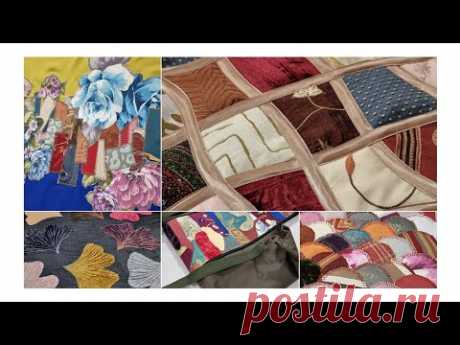DIY Пэчворк идеи 2021 / Год работы - результаты / Швейные проекты,  сумки, лоскутные одеяло и т. д.