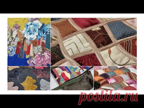DIY Пэчворк идеи 2021 / Год работы - результаты / Швейные проекты,  сумки, лоскутные одеяло и т. д.