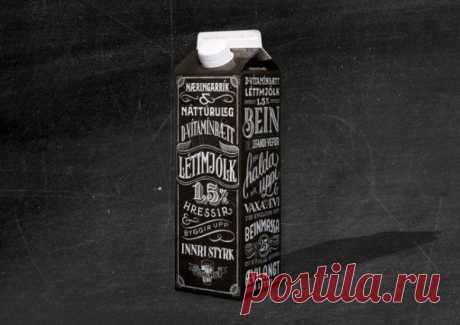 Молоко в стиле Jack Daniel’s / Занимательная реклама