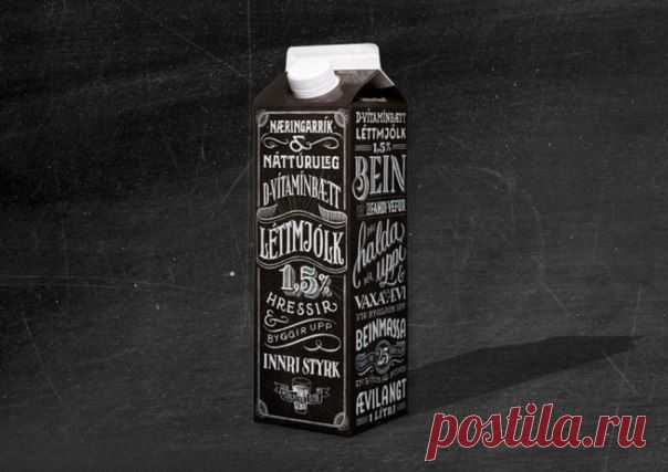 Молоко в стиле Jack Daniel’s / Занимательная реклама