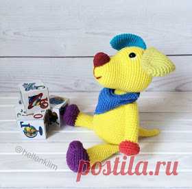 AmiguRoom: вяжем амигуруми: Радужный щенок
