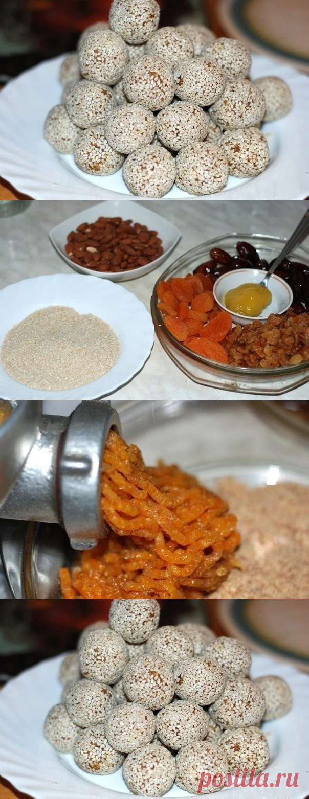 Как приготовить полезные конфеты.  - рецепт, ингридиенты и фотографии