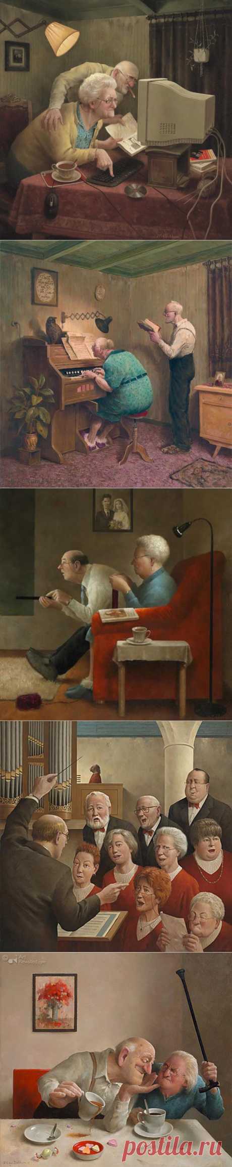 Голландский художник и иллюстратор Marius van Dokkum