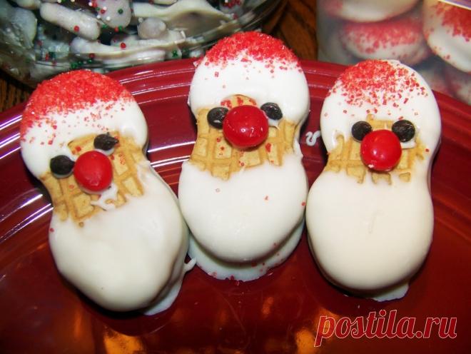 Новогодние вафли — Кулинарная книга - рецепты с фото