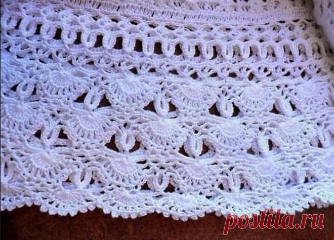 Интересная кайма крючком Конкурс 