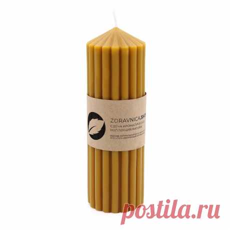 Свеча «Sabio» коллекция Natural за 595₽ - только посмотри! Натуральная свеча из пчелиного воска с эфирным маслом шалфея - от переутомления и усталости. Беспроцентная рассрочка, бесплатная доставка, скидки до 25%