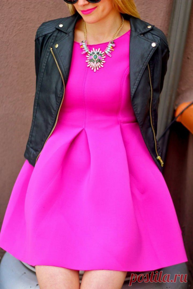 Embrace Pantone’s Color of the Year, Radiant Orchid, with a neon pink dress sure to brighten even the bleakest of Mondays. « 1-Art.com – the best pins