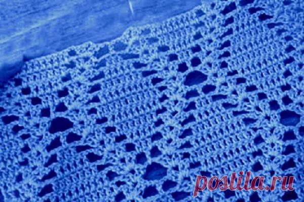 Ромбы крючком. 10 узором со схемами – Paradosik Handmade - вязание для начинающих и профессионалов