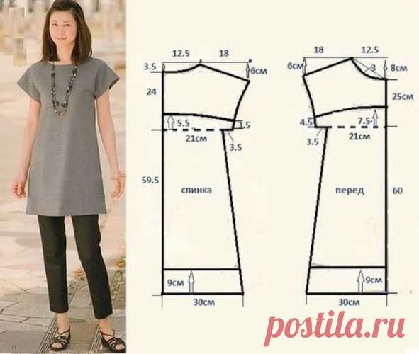 Девятнадцать цельнокроеных модных выкроек для тех, кто не умеет шить — Домашние заботы
