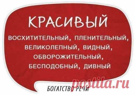 БОГАТСТВО РЕЧИ...