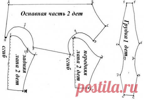 Выкройки одежды для собак мелких пород: йорк, чихуахуа, тойтерьер, китайская хохлатая