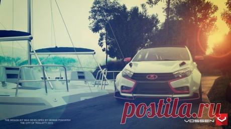 Лада Веста в стиле Vossen