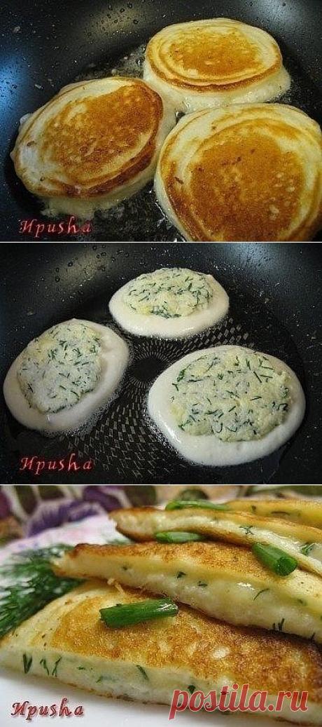 Оладьи в стиле «Хачапури»